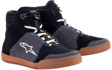 Alpinestars Chrome Shoes Black Asphalt Gum Blue 1172