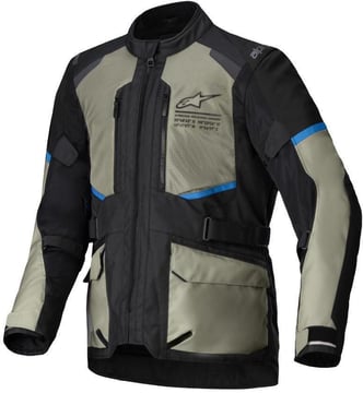 Alpinestars Andes Air Drystar Jacket Black Laurel Gray Bright Blue 1479