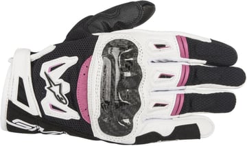 Alpinestars Stella Smx-2 Air Carbon V2 Gloves Black White Fuchsia 1239