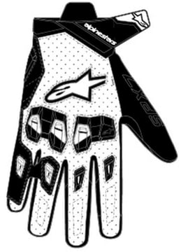 Alpinestars Sp X 7 Gloves White Black 21
