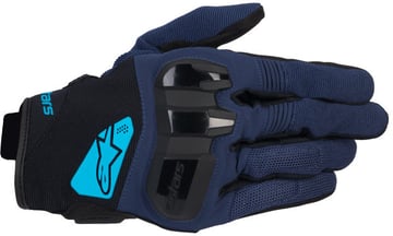 Alpinestars Chrome V2 Gloves Dark Blue Hawaiian Ocean 7198