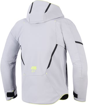 Alpinestars Aeroshell Wp Jacket Mid Gray Yellow Fluo 9116