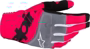 Alpinestars Techstar Gloves Black Pink Fluo