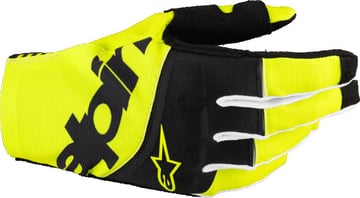 Alpinestars Techstar Gloves Black Yellow Fluo