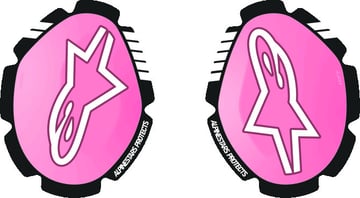 Alpinestars Gp Plus Knee Slider Pink Fluo White
