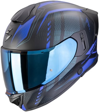 Scorpion EXO-530 AIR Theras Matt Black/Blue