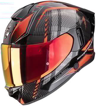 Scorpion EXO-530 AIR Theras Metallic Black/Red