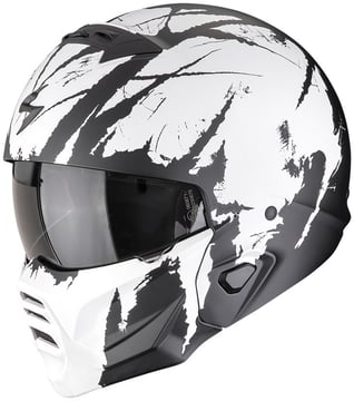 Scorpion EXO-Combat II Marauder Matt Black/White