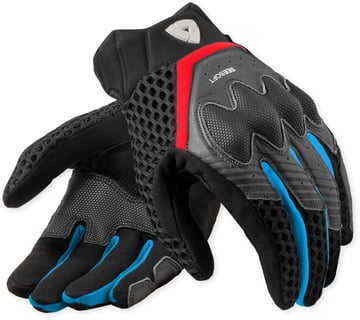 REV'IT Veloz Gloves Red/Blue