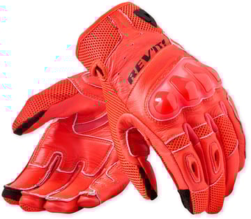 REV'IT Ritmo Gloves Neon Red/Black