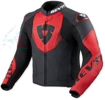 REV'IT Argon 3 Jacket Black/Neon Red