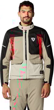 REV'IT Convergent H2O Jacket Sand/Red