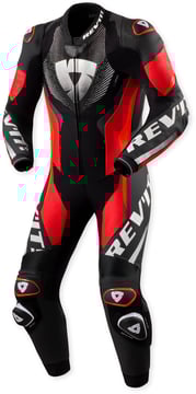 REV'IT Hyperspeed 3 One Piece Black/Neon Red