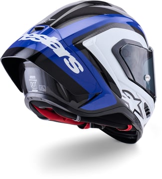 Alpinestars Supertech R10 Arius Black White Blue Glossy