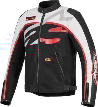 Alpinestars Axton Jacket Black/Off White/Bright Red
