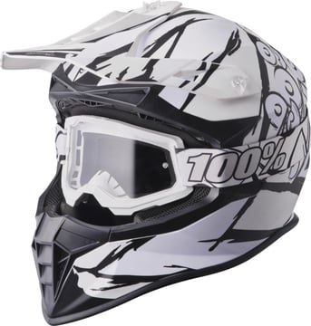 GMS Fortis Graffi Matt Black/White