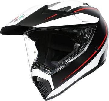 AGV AX9 Pacific Road Matt Black/White/Red 003