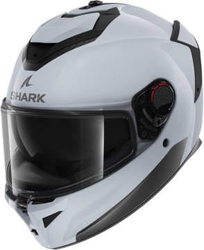 Shark Spartan GT Pro Blank Light White Glossy W03
