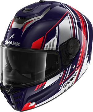 Shark Spartan RS Byhron Blue White Chrome BWU