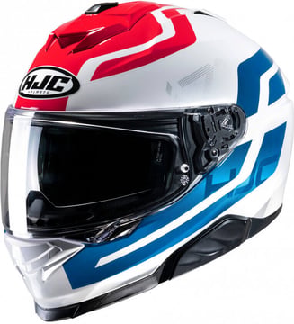 HJC i71 Enta White/Blue 253