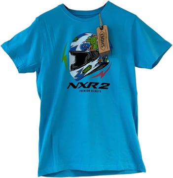 Shoei T-Shirt NXR2 MURAL BLUE - MAN NXR2 Mural Blue Man