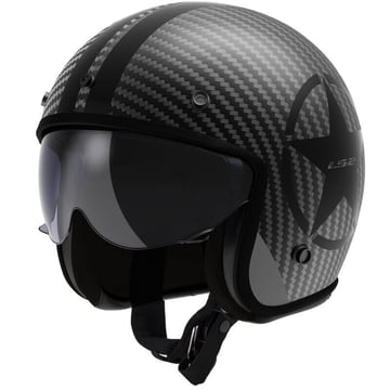 LS2 OF601 Bob II Carbon Star Black 06