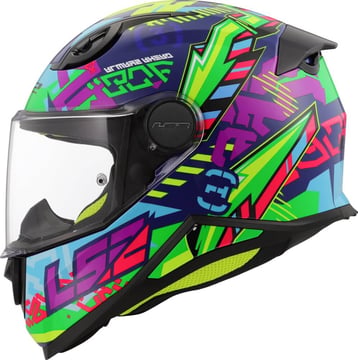 LS2 FF812 Kinderhelm Svent Blue Green