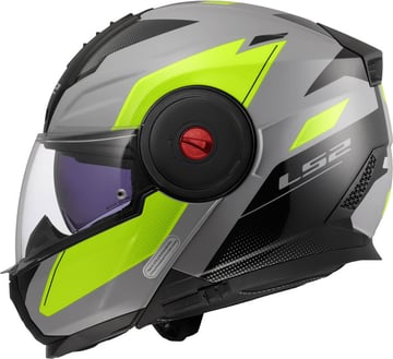 LS2 FF902 Scope II Duria Grey H-Vis Yellow