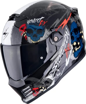 Scorpion COVERT FX Skullz Black/Grey/Red