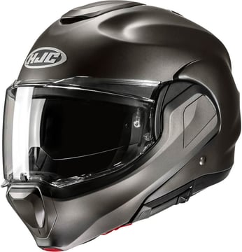 HJC F100 Semi Flat Titanium 818