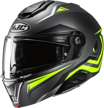 HJC i91 Tricus Yellow/Grey 780