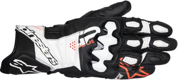 Alpinestars GP Plus R V3 Leather Gloves Black White Red Fluo 1231