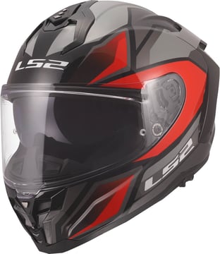LS2 FF817 Challenger II Viper Grey Red