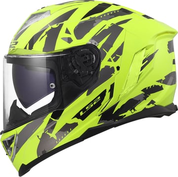 LS2 FF818 Storm III Kaos H-V Yellow