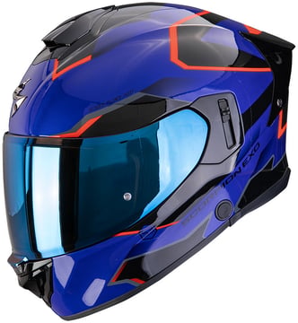 Scorpion EXO-530 AIR Clip Blue/Black/Red