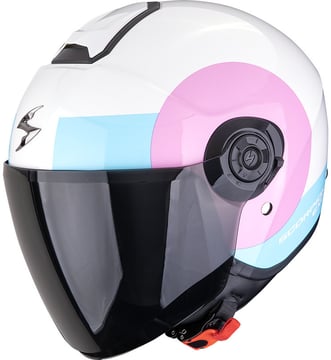 Scorpion EXO-CITY II Sheer White/Pink/Light Blue