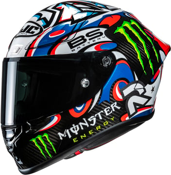 HJC RPHA-1 V2 Carbon Quartararo Le Mans III White/Blue 253