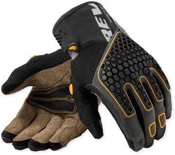 REV'IT Mangrove 2 Gloves Black/Ocher Yellow