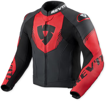 REV'IT Argon 3 Jacket Black/Neon Red