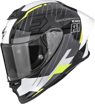 Scorpion EXO-R1 EVO II AIR Carbon Surge Black/White/Neon Yellow
