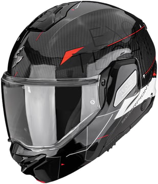 Scorpion EXO-Tech II Carbon Viator Black/White/Red