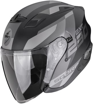 Scorpion EXO-230 Comics Matt Black/Silver