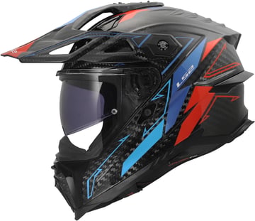 LS2 MX707 Explorer Evo C Arrow Blue Red