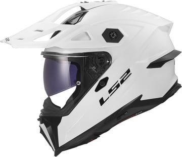 LS2 MX707 Explorer Evo Solid White