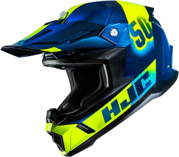 HJC C50 Dash Blue/Yellow 570