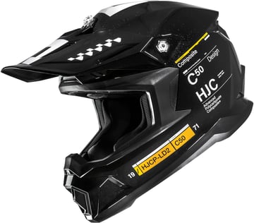 HJC C50 Tagg Black/White 120