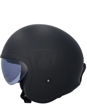 LS2 OF599 Spitfire II Solid Matt Black