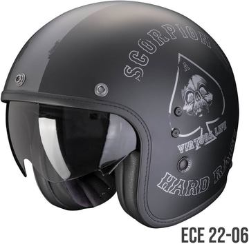 Scorpion Belfast EVO Spade Matt Black/Silver