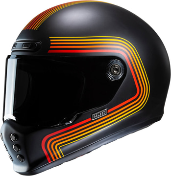 HJC V10 Foni Black/Red