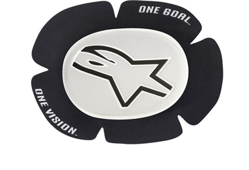 Alpinestars GP Sport Evo Knee Slider White Black 21